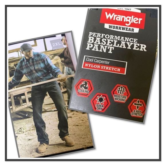 Wrangler Size XXL Men’s Performance Base Layer Pant - Picture 7 of 10